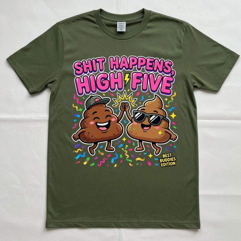 Shit Happens, High Five Tee